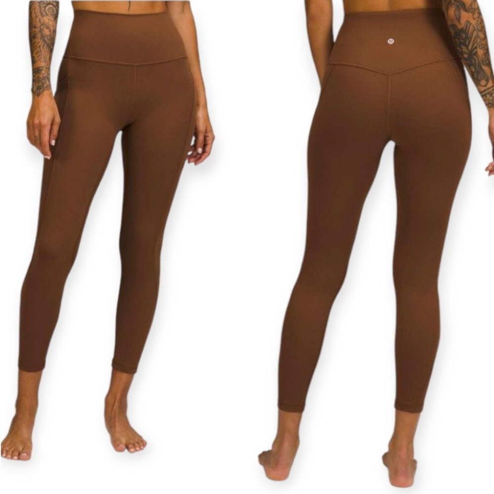 Lululemon Align High-Rise Pant with Pockets 25" Roasted Brown Size 14